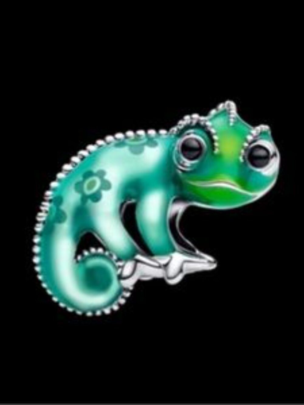 Authentic Pandora Disney Tangled Pascal Color-changing Charm - NWOT - Picture 3 of 5